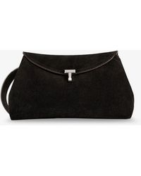 TOTEME - T-Lock Suede Handbag - Lyst
