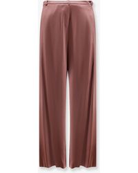 Alysi - Satin Trousers - Lyst