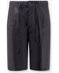 Hevò - Torre Lapillo Linen And Viscose Shorts - Lyst