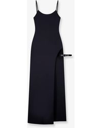 Coperni - Garter Cotton Blend Long Dress - Lyst