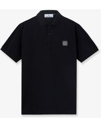 Stone Island - T-Shirts And Polos Cotone Elastan - Lyst