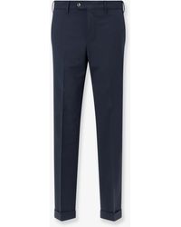 PT Torino - Style Master Fit Stretch Wool Trousers - Lyst