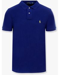 Polo Ralph Lauren - Cotton Polo Shirt With Embroidered Logo - Lyst