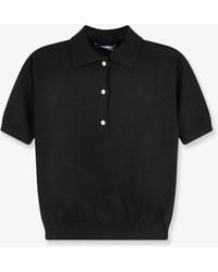 Max Mara - Smmpomposa Cotton, Silk, And Cashmere Polo Shirt - Lyst