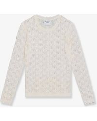 Isabel Marant - Obeline Perforated Alpaca Blend Sweater - Lyst