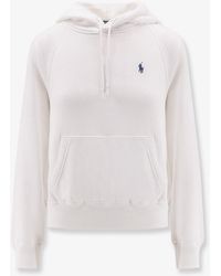 Polo Ralph Lauren - Hooded Cotton Sweatshirt - Lyst