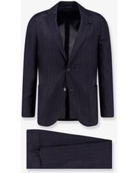 Lardini - Iconic Single-Breasted Wool And Cupro Suit - Lyst