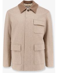 Lardini - Goslin Pure Virgin Wool Coat - Lyst