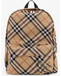 Burberry - Essential Backpack With Check Pattern - Lyst