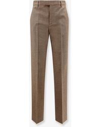 MM6 by Maison Margiela - Virgin Wool Trousers - Lyst
