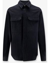 Rick Owens - Cotton And Wool Outershirt - Lyst