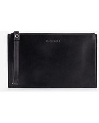 Orciani - Leather Clutch Bag - Lyst