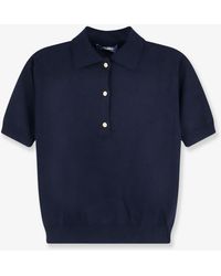 Max Mara - Smmpomposa Cotton, Silk And Cashmere Polo Shirt - Lyst