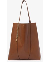 Chloé - Chloé Spin Leather Shoulder Bag - Lyst