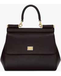 Dolce & Gabbana - Sicily Medium Leather Handbag - Lyst