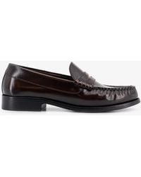 Alohas - Leather Rivet Loafers - Lyst