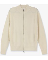 Bramani Cashmere - Cashmere Zip-Up Cardigan - Lyst