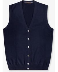 NUGNES 1920 - Virgin Wool Vest - Lyst