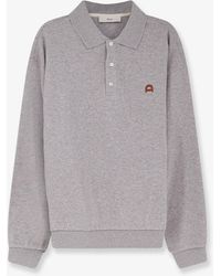 DUNST - Polo Shirt With Logo Patch - Lyst