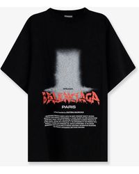Balenciaga - The Door Cotton T-Shirt - Lyst