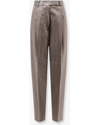 Rohe - Mélange Wool And Viscose Trousers - Lyst