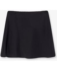 DUNST - Satin Skirt With Shorts - Lyst