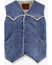 Levi's - Denim Vest With Repreve Lining - Lyst