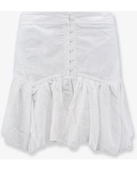 Isabel Marant - Daneen Organic Cotton And Viscose Skirt - Lyst