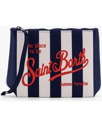Mc2 Saint Barth - Aline Pochette With Stripes Pop Print - Lyst
