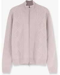 Corneliani - Wool And Cashmere Full-Zip Cardigan - Lyst