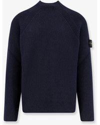 Stone Island - Cotton And Virgin Wool Sweater - Lyst