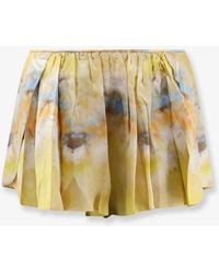 Zimmermann - Micro Shorts Alchemy Silk - Lyst