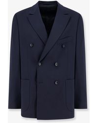 Seven Gauge - Stretch Wool Blazer - Lyst