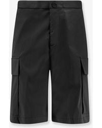 Hevò - Cotton Blend Cargo Bermuda Shorts - Lyst