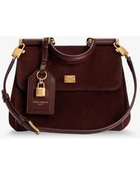 Dolce & Gabbana - My Sicily Suede Handbag - Lyst