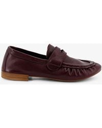 Semelle - Laminated Leather Loafers - Lyst