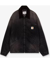 Carhartt - Og Detroit Washed-Out Denim Jacket - Lyst