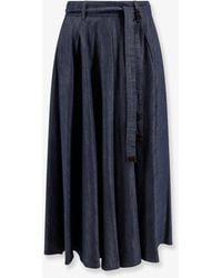 Max Mara - Amanda Denim Skirt - Lyst
