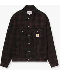 Carhartt - Everson Denim Jacket With Front Logo - Lyst