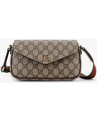 Gucci - Ophidia Gg Supreme Fabric Crossbody Bag - Lyst