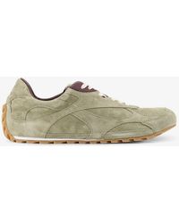 Bottega Veneta - Orbit Flash Suede Sneakers - Lyst
