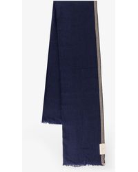Brunello Cucinelli - Wool And Cashmere Scarf - Lyst