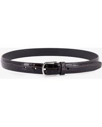TOTEME - Slim Croco-Embossed Leather Belt - Lyst