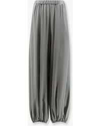 Alysi - Baloon Silk Trousers - Lyst