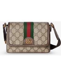 Gucci - Mini Ophidia Gg Fabric Crossbody Bag - Lyst