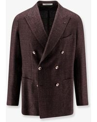 Tagliatore - Virgin Wool And Silk Blazer - Lyst
