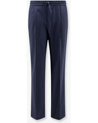 Amaranto - Virgin Wool Blend Trousers - Lyst