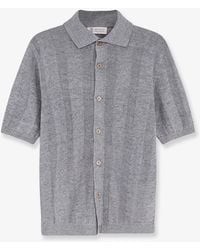 Brunello Cucinelli - Linen And Cotton Blend Cardigan - Lyst
