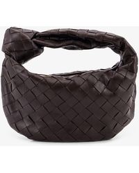 Bottega Veneta - Mini Jodie Leather Handbag With Intrecciato Pattern - Lyst