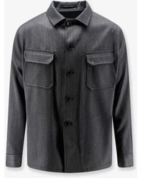 Tagliatore - Calvin Virgin Wool Shirt/Jacket - Lyst